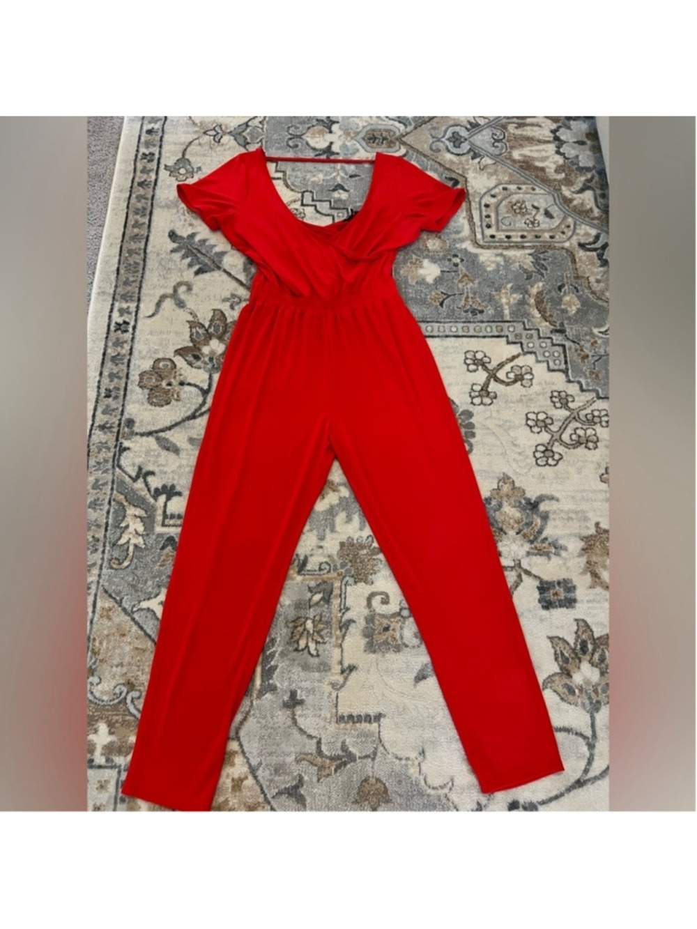 EXPRESS RED JUMPSUIT